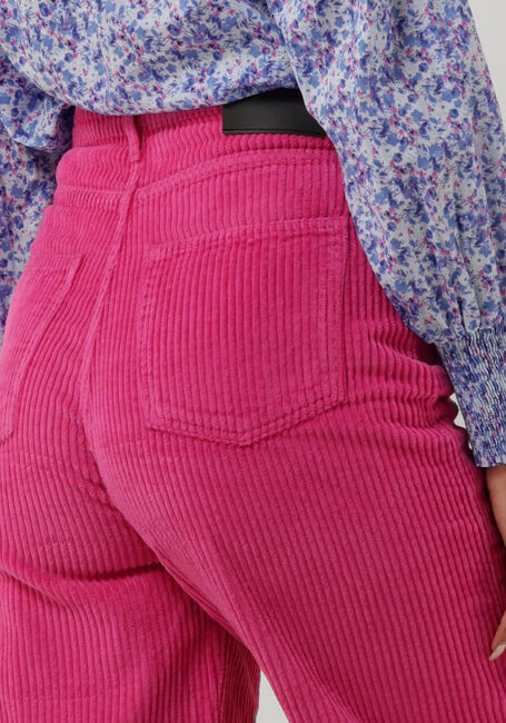 CO'COUTURE Pantalon large VIKA CORDUROY JEANS en rose - large