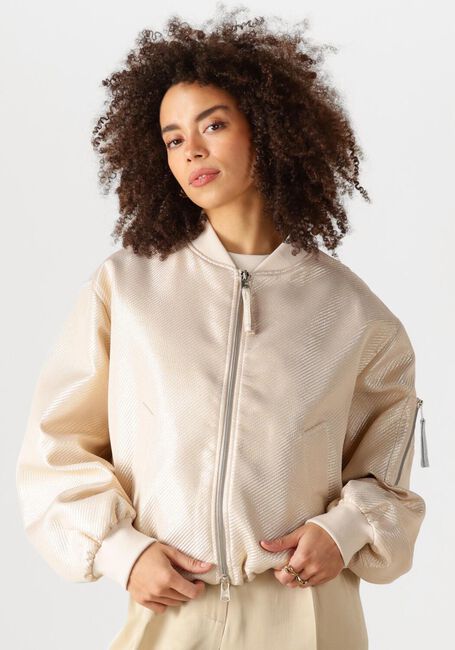 BEAUMONT Jack GOLDIE BOMBER JACKET en beige - large