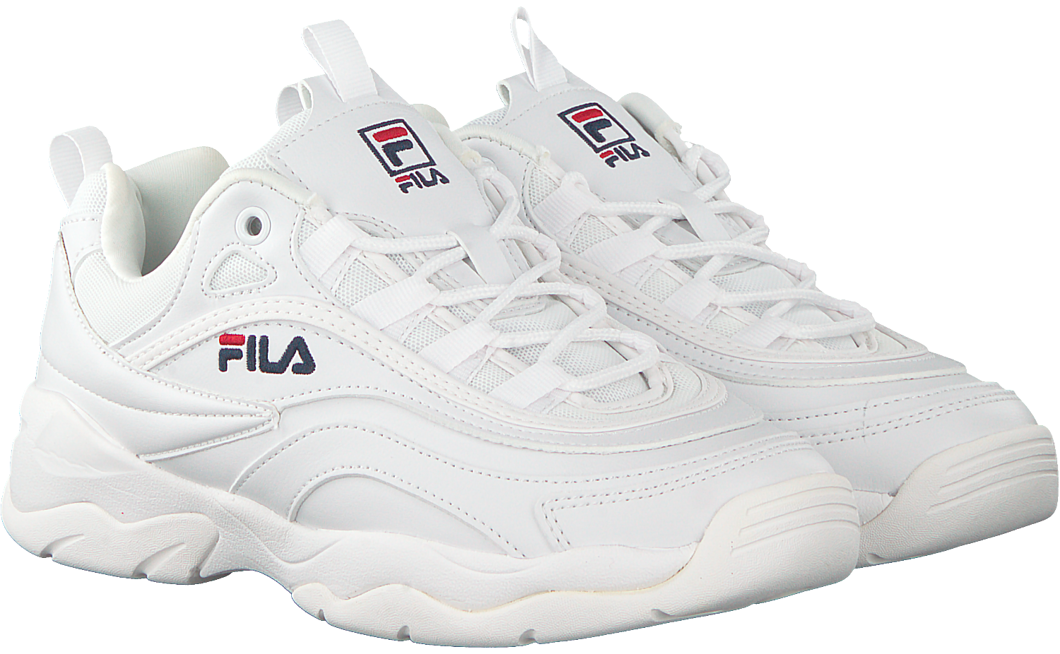 Witte FILA Sneakers RAY LOW WMN | Omoda
