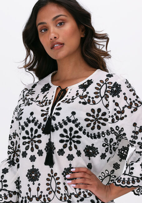 SUMMUM TOP CONTRAST CHIFFLY Blouses en blanc - large