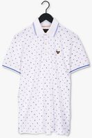 Witte PME LEGEND Polo SHORT SLEEVE POLO FINE PIQUE ALL OVER PRINT
