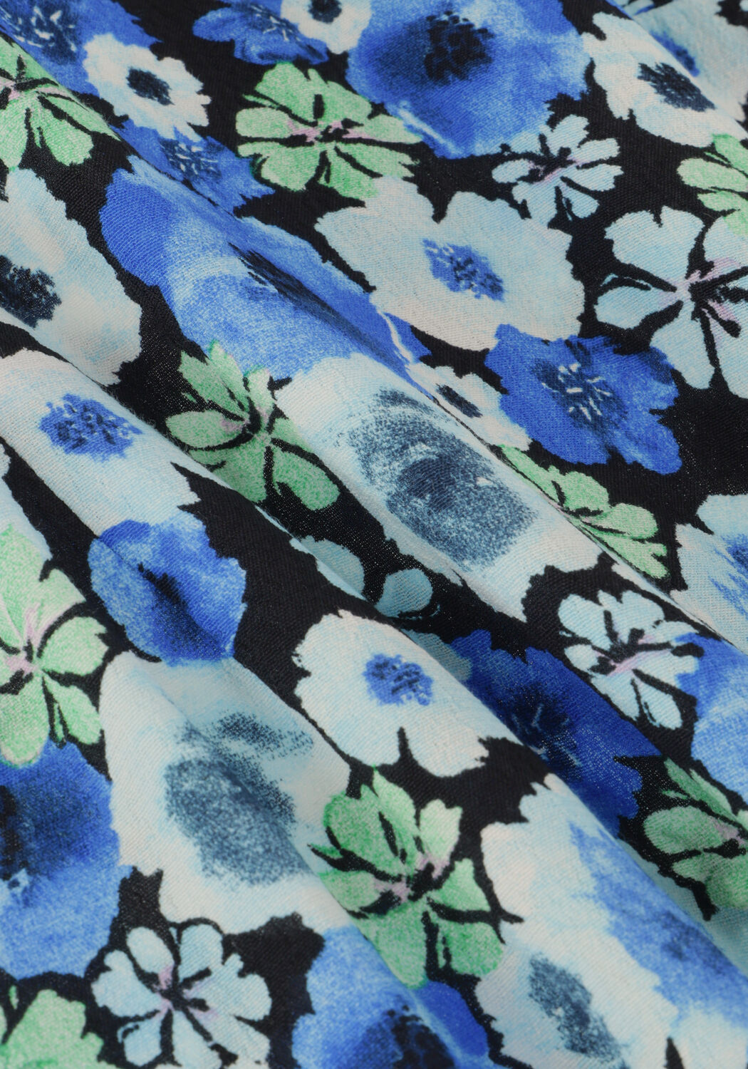 Blauwe ENVII Mini jurk ENSHERRY LS DRESS AOP 7014 - large