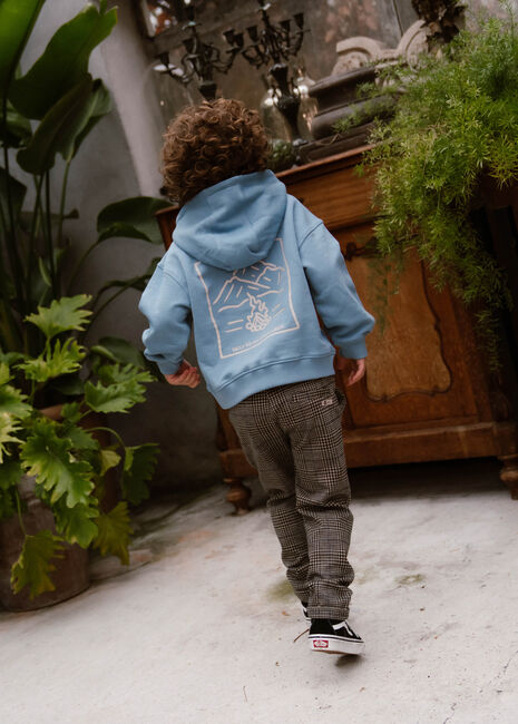 Blauwe DAILY7 Truien/vesten HOODIE DAILY7 ADVENTURES - large