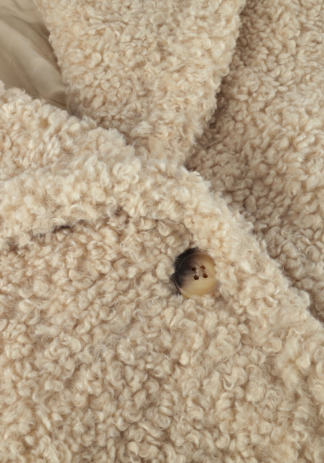 NOTRE-V Manteau Teddy TEDDY COAT LONG en beige - large