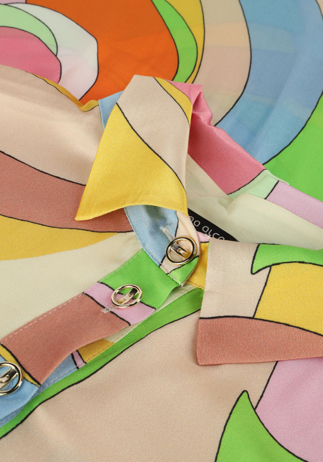 ANA ALCAZAR Mini robe SHIRT DRESS SWING en multicolore - large