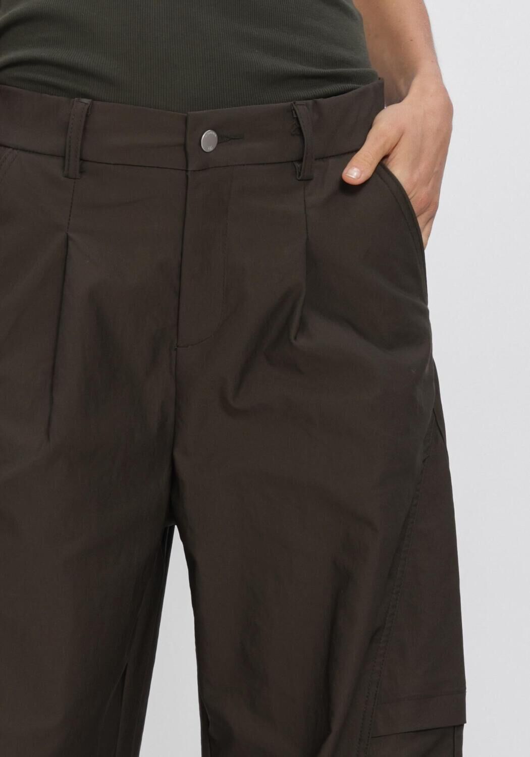 Donkergroene WITHBLACK Cargobroeken WBLTHELMA TRACK PANT - large