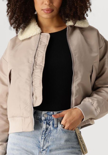 Grijze CALVIN KLEIN Jack SATIN AVIATOR - large