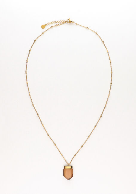 Gouden NOTRE-V Sieraad KETTING STEEN - large