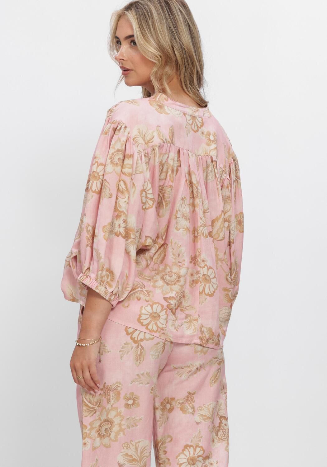 AMAYA AMSTERDAM JUNO BLOUSE Blouses Sable - large