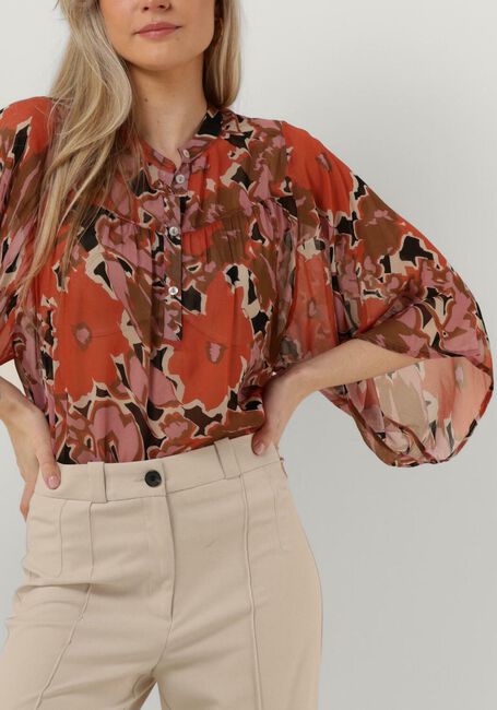 Multi SUMMUM  TOP WIDE SLEEVES CAMOUFLAGE FLOWER - large