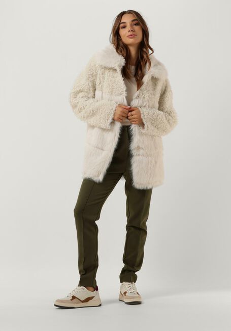 SUMMUM Pantalon TROUSERS FOAM UNI en vert - large