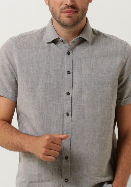 PME LEGEND Chemise décontracté SHORT SLEEVE SHIRT CTN LINEN 2TONEN OWEN en vert - large