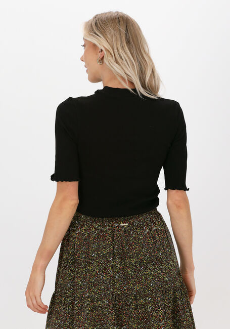 Zwarte SELECTED WOMEN Top SLFANNA 2/4 CREW NECK TEE - large