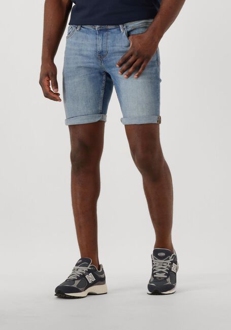 Blauwe PURE PATH Jeans THE STEVE SKINNY FIT DENIM SHORTS - large