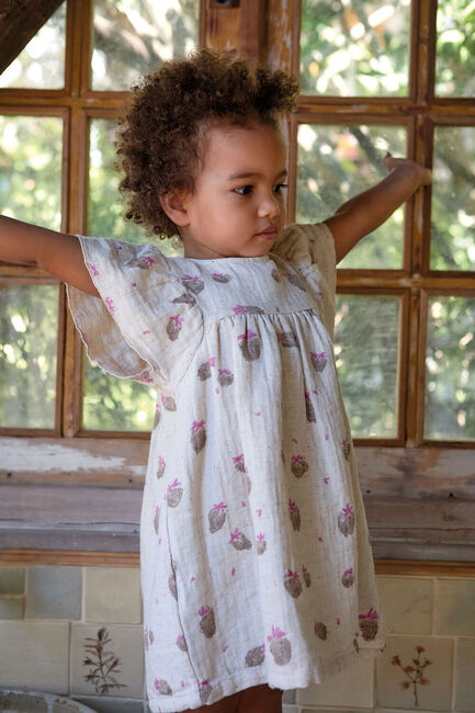 PLAY UP PRINTED WOVEN DRESS Robes Blanc - large