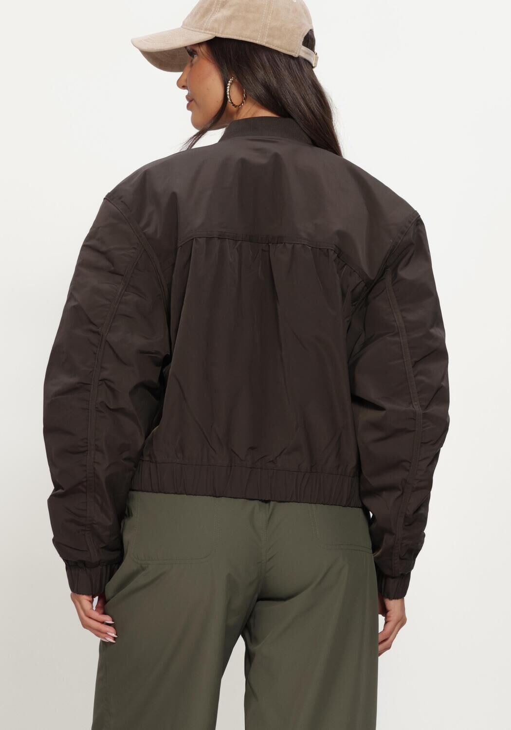 Bruine MSCH COPENHAGEN Jack MSCHKOSHER BOMBER JACKET - large