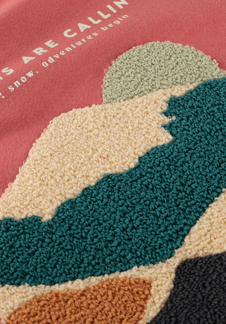 DAILY7 Pull OVERSIZED SWEATER BACKPRINT en rose - large