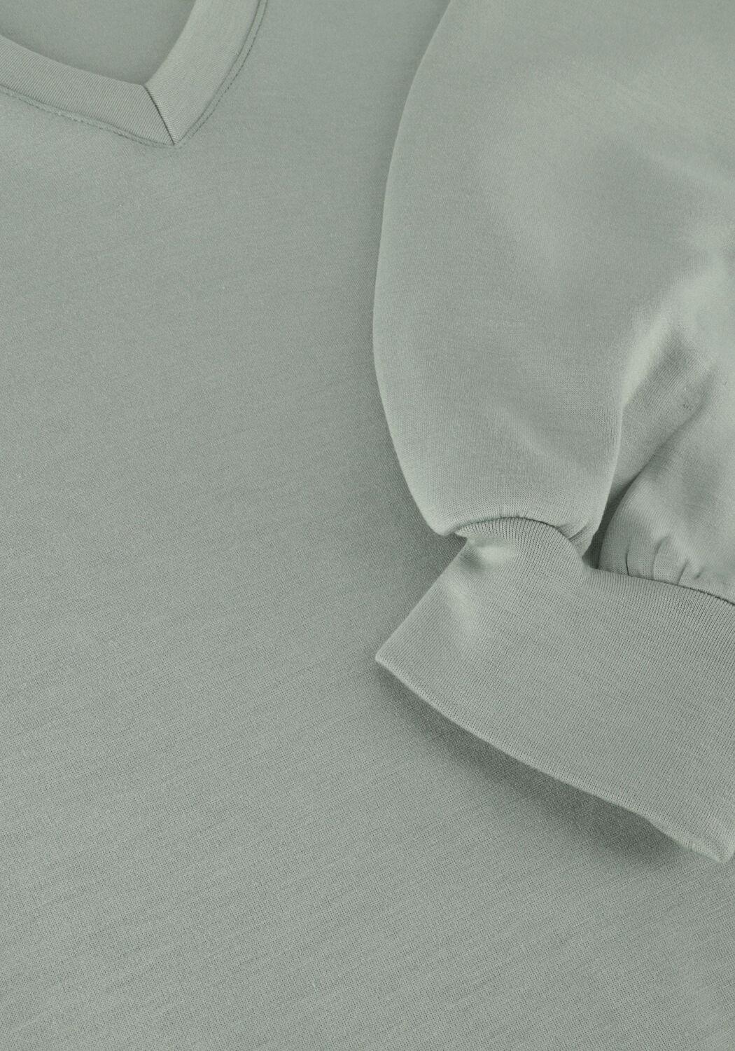 Groene MSCH COPENHAGEN Sweater MSCHNELINA IMA Q RAGLAN V SWEATERSHIRT - large