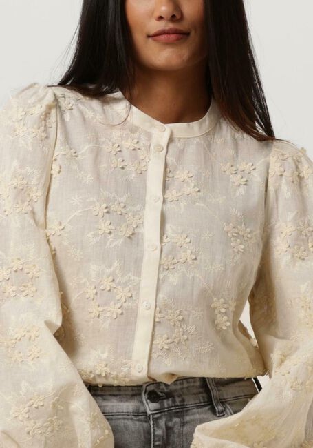SUMMUM BLOUSE SMALL FLOWER 3D Blouses Blanc - large