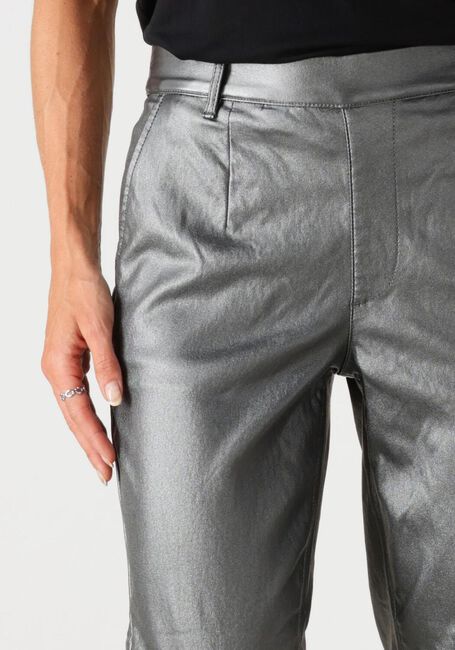 OBJECT Pantalon OBJBELLE LISA COATED PANT en gris - large