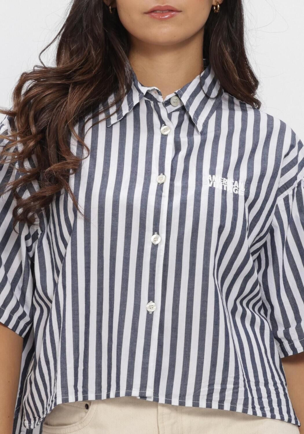 Blauwe AMERICAN VINTAGE  VEXTOWN - large