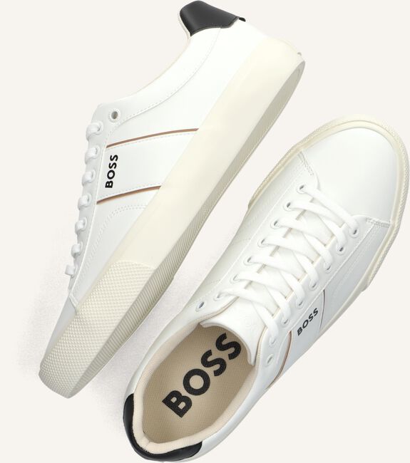 Witte BOSS Sneakers AIDEN_TENN Witte BOSS Sneakers AIDEN_TENN - large
