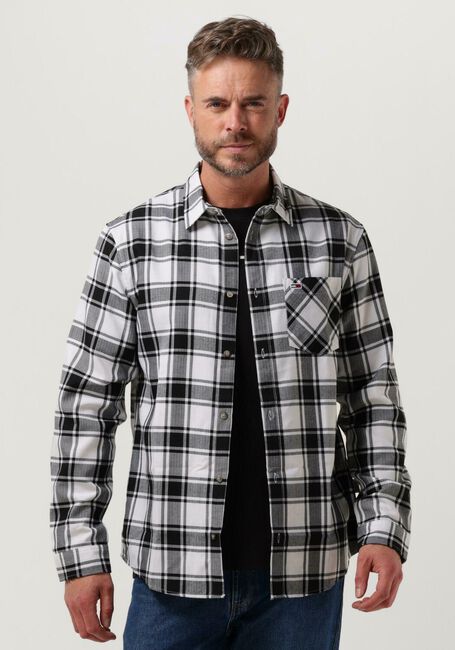 TOMMY JEANS Chemise décontracté TJM CHECK FLANNEL SHIRT en blanc - large