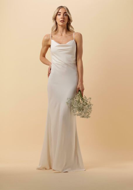 Y.A.S.  YASDOTTEA STRAP MAXI TRAIN DRESS - CELEB Blanc - large