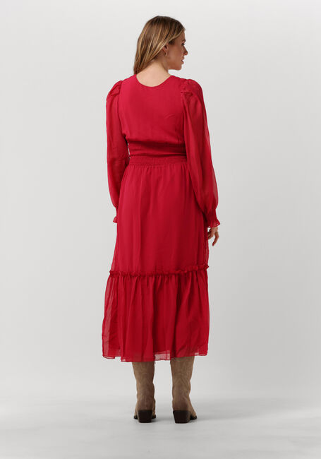 NA-KD Robe maxi SMOCKED DETAIL ANKLE DRESS en rouge - large