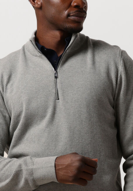 BOSS BLACK Pull EBRANDO-P en gris - large
