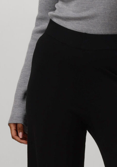 Zwarte MY ESSENTIAL WARDROBE Wijde broek EMMAMW KNIT PANT - large