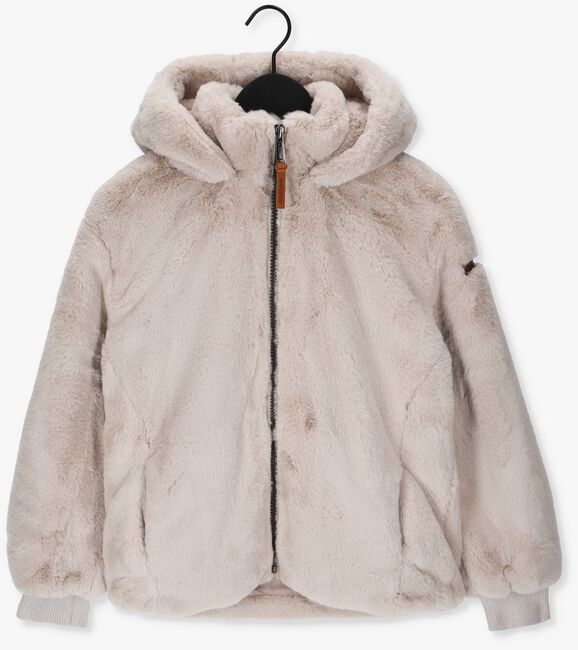 Ecru MOSCOW Faux fur jas EVELYN - large