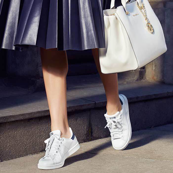 ADIDAS Baskets STAN SMITH DAMES en blanc - large