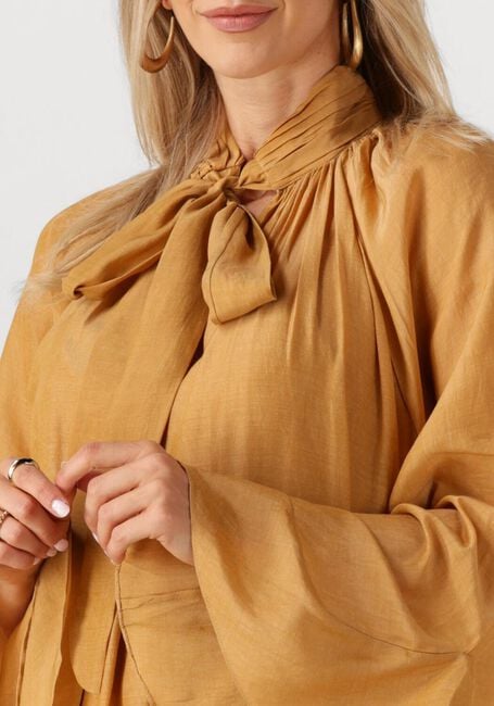 Gele MES DEMOISELLES Maxi jurk FRELLY - large
