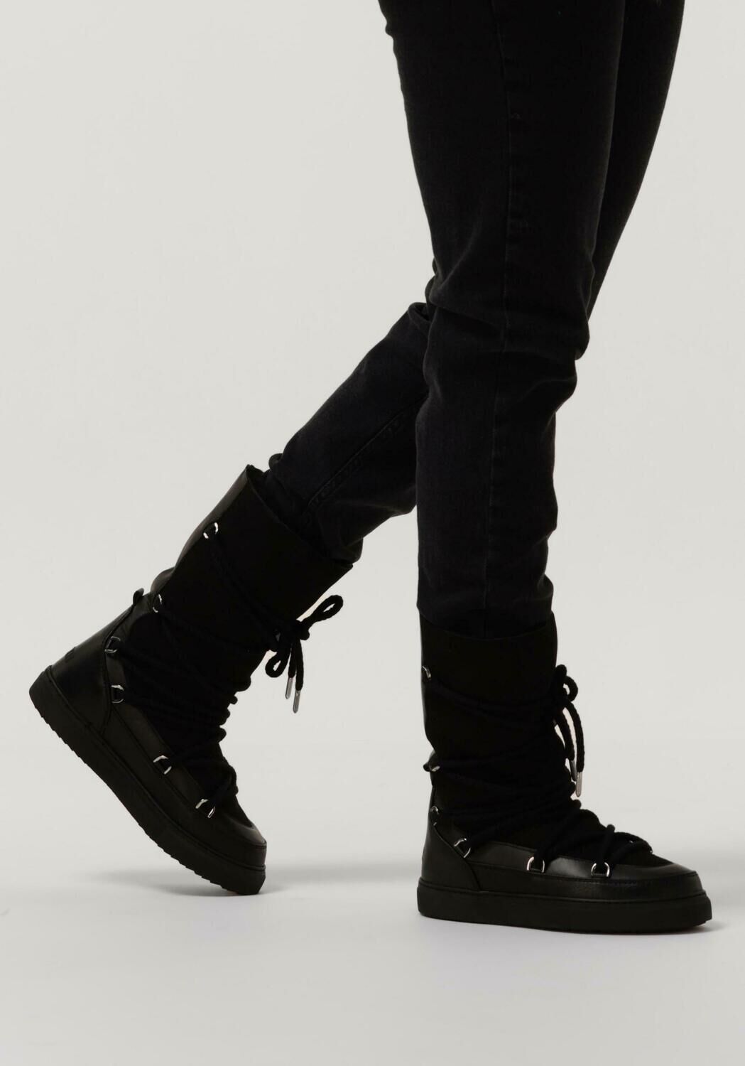 Zwarte INUIKII  CLASSIC HIGH LACED - large