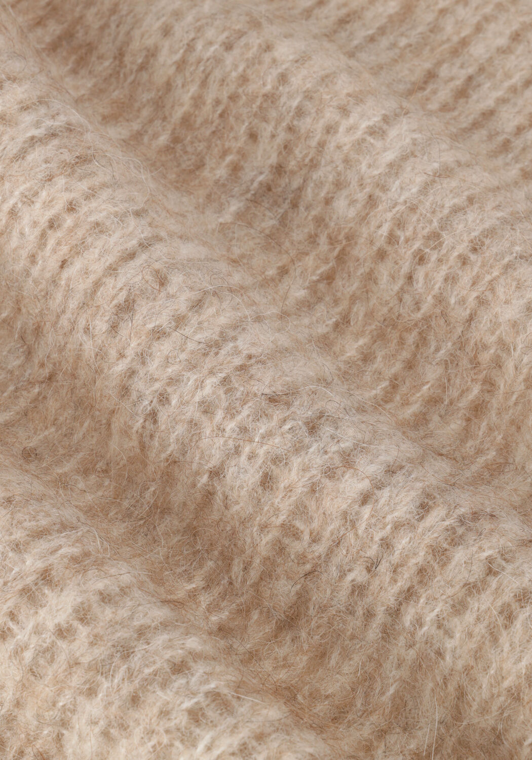 NEO NOIR Pull MARTINA FLUFFY KNIT BLOUSE en beige - large