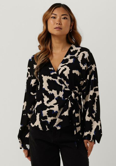 Zwarte OBJECT Top LIMIA L/S TOP 123 - large