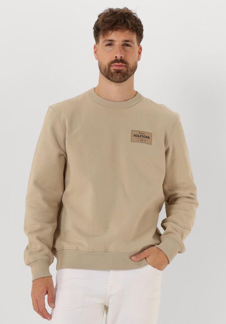TOMMY HILFIGER Chandail MONOTYPE LABEL SWEATSHIRT Kaki - large