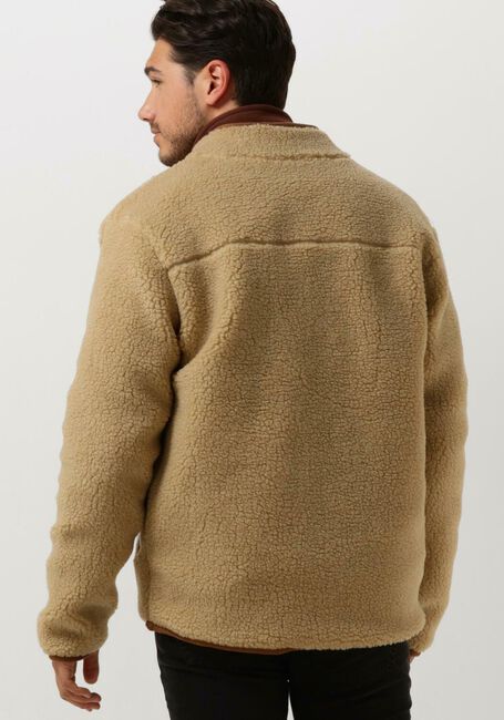 FORÉT Jack AURORA SHERPA JACKET en beige - large