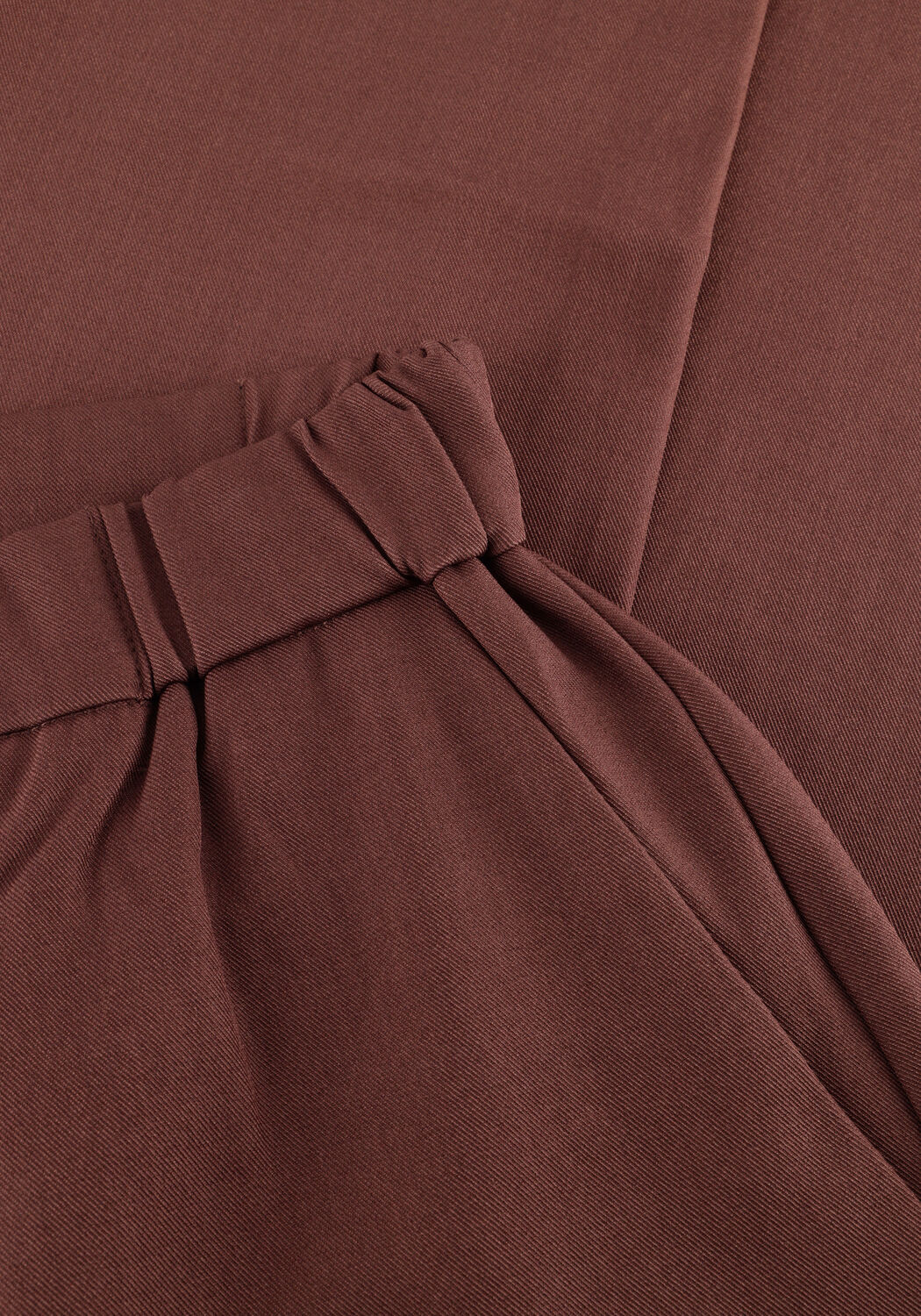 AMAYA AMSTERDAM Pantalon large VERA PANTS en marron - large