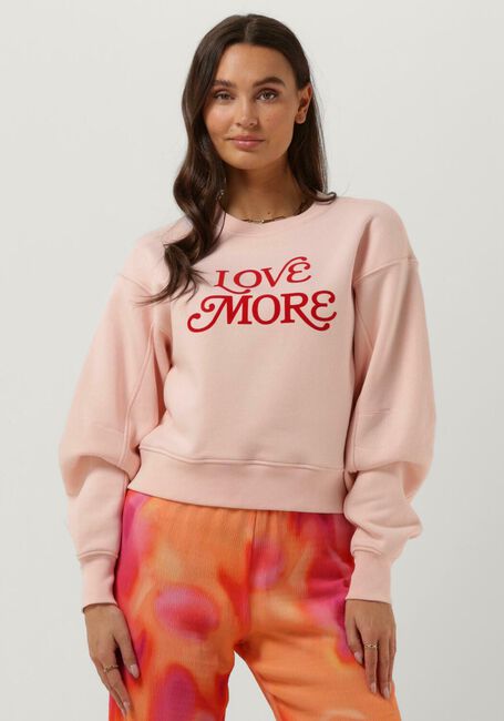 Roze CATWALK JUNKIE Trui SW LOVE MORE - large