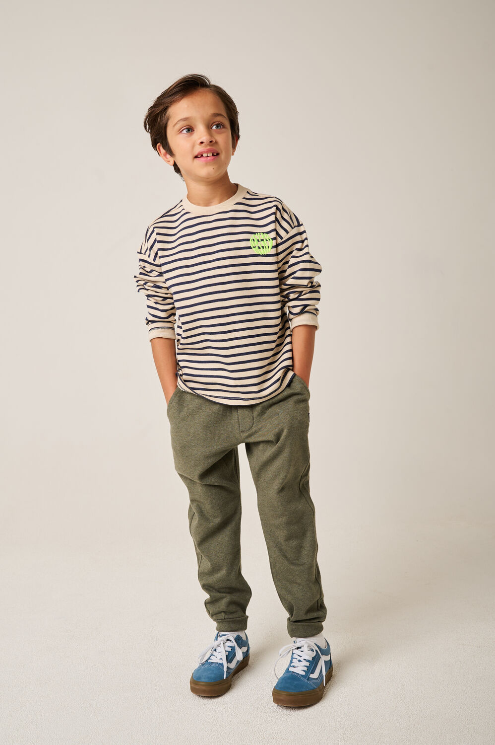 TUMBLE 'N DRY T-shirt CONCRETE Bleu fonc&eacute; - large