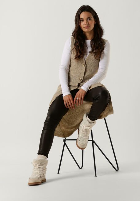 Beige MSCH COPENHAGEN Gilet SABELLA ALPACA LONG VEST Beige MSCH COPENHAGEN Gilet SABELLA ALPACA LONG VEST - large