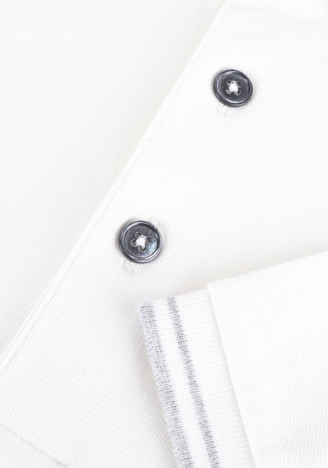 PROFUOMO Polo PPTJ1-K Blanc - large