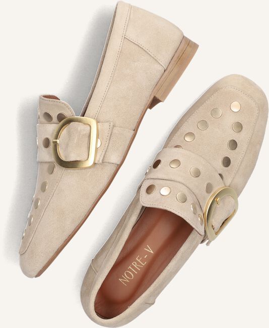 Beige NOTRE-V Loafers 133 9748 Beige NOTRE-V Loafers 133 9748 - large