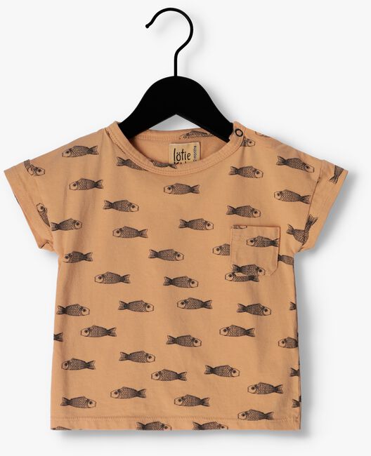 LÖTIEKIDS T-shirt BABY TSHIRT SHORT SLEEVE FISHES Nu - large