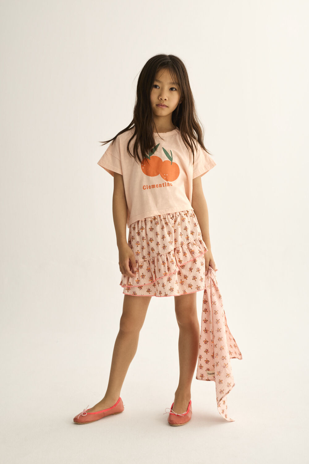 MY LITTLE COZMO Mini-jupe MOLLYK241S6 Rose clair - large