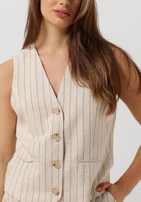 AIMEE THE LABEL Gilet CARIEN en beige - large