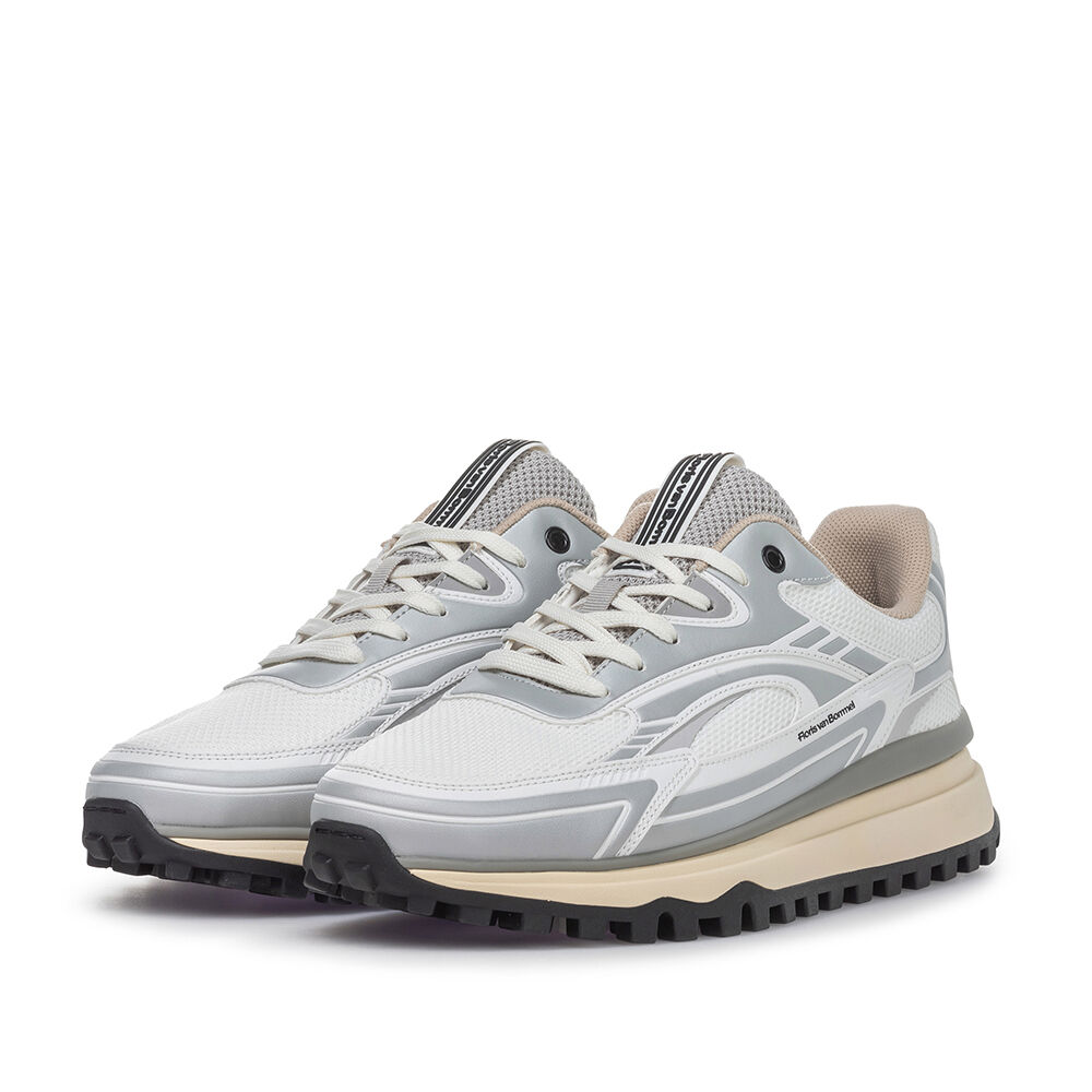 FLORIS VAN BOMMEL Baskets basses DE GRIPPER 10211 en blanc - large