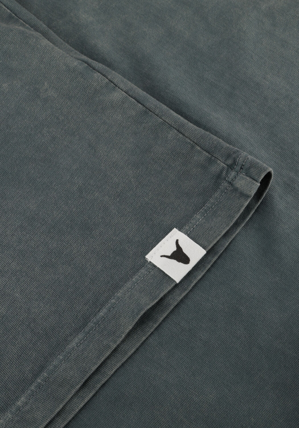 Donkergroene ALIX MINI T-shirt KNITTED RAGLAN LOGO T-SHIRT - large